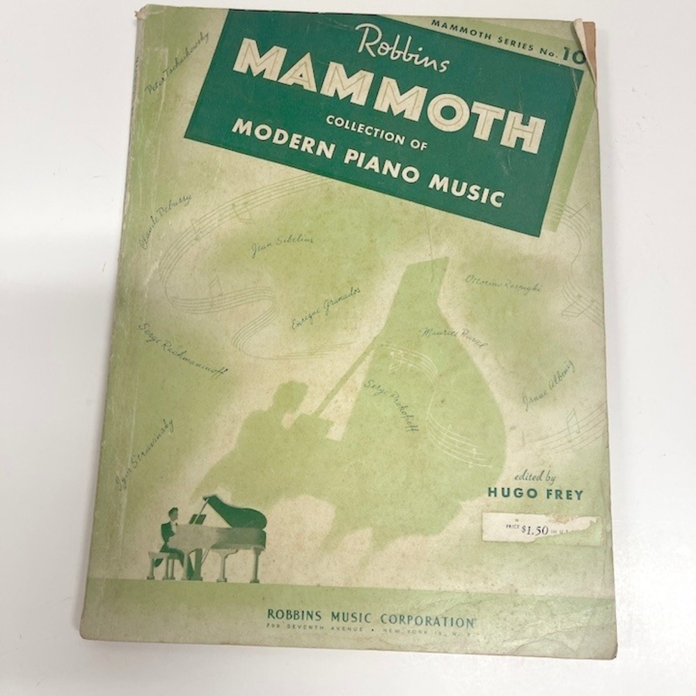Vintage 1942 Robbins Mammoth Collection‎ of Modern Piano Music No 10 Hugo Frey